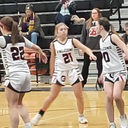 Graham High School - Her and savanna in a game the week before.