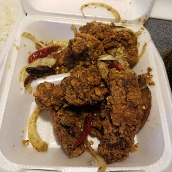 Fry Pan - Garlic chicken? Tasted like fried in old oil - Chinese Near Me - Puyallup, Washington