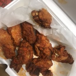 chicken wings in a styrofoam container chicken wings in a styrofoam container