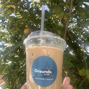 Grounds on 2nd - Iced Oatmilk latte - Coffee & Tea Near Me - Scottsdale, Arizona Grounds on 2nd - Iced Oatmilk latte - Coffee & Tea Near Me - Scottsdale, Arizona