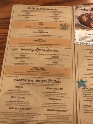 Menu photo 3 Cracker Barrel Old Country Store Gonzales, LA Menu photo 3 Cracker Barrel Old Country Store Gonzales, LA