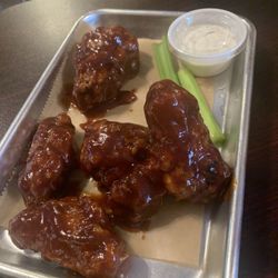 Bone in BBQ wings