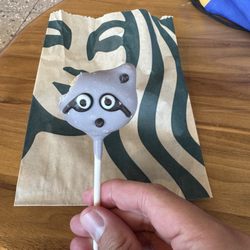 Starbucks - Birthday cake pop!