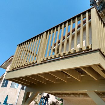 ATC Construction - Fabulous Replacement Balcony. Tangiers Gold Wood and Havana Gold Trex Deck and Trim! Thank you Guys - General Contractors Near Me - Mission Viejo, California ATC Construction - Fabulous Replacement Balcony. Tangiers Gold Wood and Havana Gold Trex Deck and Trim! Thank you Guys - General Contractors Near Me - Mission Viejo, California