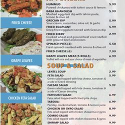 Shawarma guys - Menu
