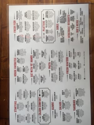 Menu photo 4 Boudreaux's Houston, TX