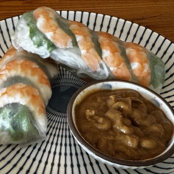 Pho Ye - Shrimp Summer Roll with peanut sauce. - Vietnamese Near Me - Oceanside, New York Pho Ye - Shrimp Summer Roll with peanut sauce. - Vietnamese Near Me - Oceanside, New York