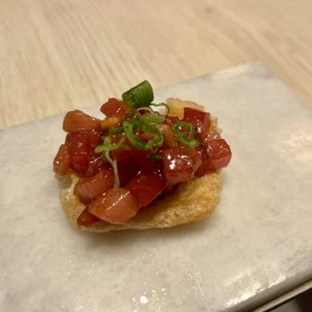Tare - Negi Toro on chicharron - Sushi Bars Near Me - Austin, Texas