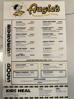 Menu photo 3 Augie's Buffalo, NY