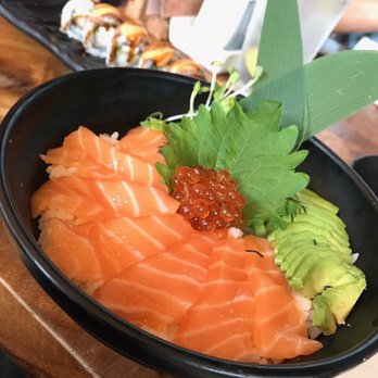 Aoki Teppanyaki - salmon and ikura donburi - Sushi Bars Near Me - Miami, Florida