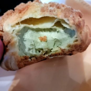 AlimamaTea - Matcha cream puff. Solid. - Desserts Near Me - New York, New York