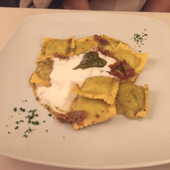 Ristorante Natalino - Ravioli with pistachio pesto, burrata  and sundried tomatoes. A must! - Tuscan Near Me - Florence, FI
