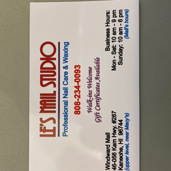 Le's Nail Studio - Nail Salons Near Me - Kaneohe, Hawaii Le's Nail Studio - Nail Salons Near Me - Kaneohe, Hawaii
