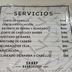 Sharp Barber Shop - Price list 2019