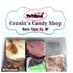 Cousin's Candy Shop - My fudge choices! OMG, tasty!!!