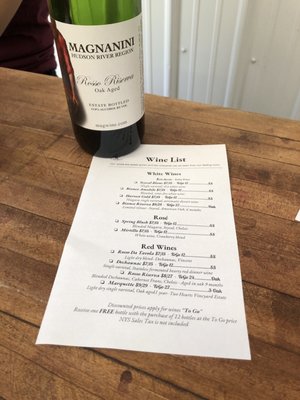 Menu photo 7 Magnanini Winery Wallkill, NY Menu photo 7 Magnanini Winery Wallkill, NY