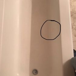 Meadowridge Apartments - Bath tub hole that will not hold water past the patch