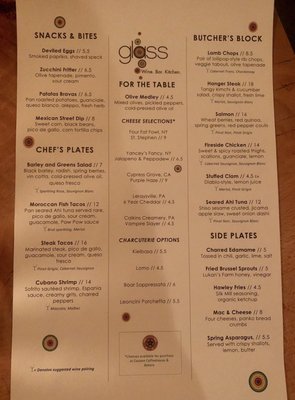 Menu photo 6 Glass Wine Bar Kitchen Hawley, PA Menu photo 6 Glass Wine Bar Kitchen Hawley, PA