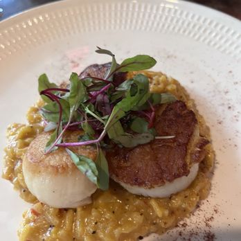 Frog & Slim - scallops & risotto - New American Near Me - Sacramento, California