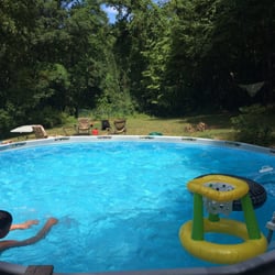 Benn & Sons Water Delivery - One truck fills our 18ft round pool.(just a little under all the way full).