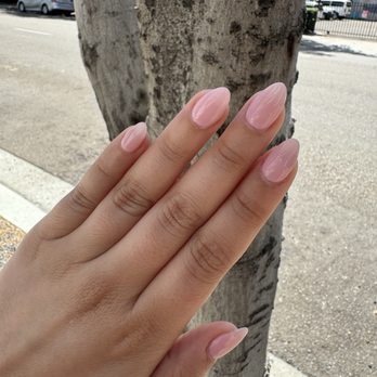 Nail Care & Spa - pink gel manicure fill - Nail Salons Near Me - San Diego, California