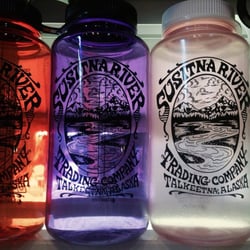 Susitna River Trading Co - Super cool water bottles in so many colors.