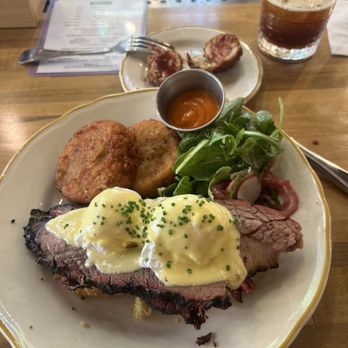 Ruthie's All-Day - Brisket Bennie, hashbrowns, Apple Donuts and coffee - Southern Near Me - Fairfax, Virginia Ruthie's All-Day - Brisket Bennie, hashbrowns, Apple Donuts and coffee - Southern Near Me - Fairfax, Virginia