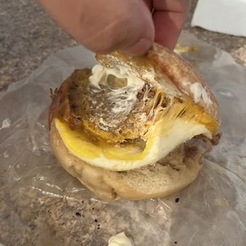 Bruegger's Bagels - Smokehouse brisket with egg - Bagels Near Me - Glastonbury, Connecticut Bruegger's Bagels - Smokehouse brisket with egg - Bagels Near Me - Glastonbury, Connecticut