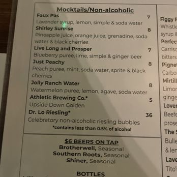 Pignetti's Waco - Mocktail menu- the live long and prosper was so good! - Italian Near Me - Waco, Texas Pignetti's Waco - Mocktail menu- the live long and prosper was so good! - Italian Near Me - Waco, Texas