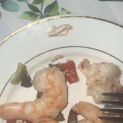 John's Farms - GUM THAT I HAD TO PULL OUT OF MY MOUTH FROM THIS SEAFOOD SALAD