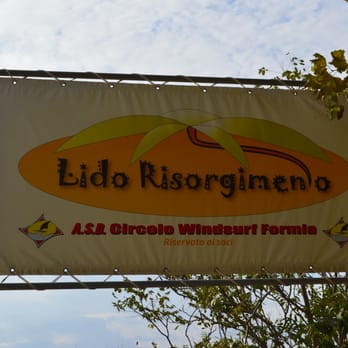 Lido Risorgimento - signage from street - Cafes Near Me - Formia, LT