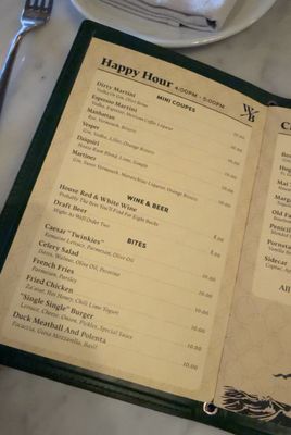 Menu photo 2 The Whaling Bar La Jolla, CA Menu photo 2 The Whaling Bar La Jolla, CA
