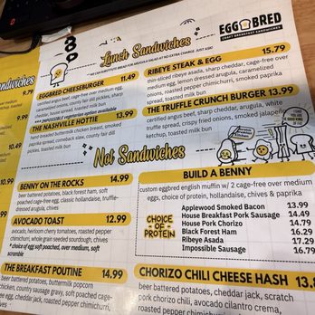 EggBred - Menu - Breakfast & Brunch Near Me - St. Augustine, Florida EggBred - Menu - Breakfast & Brunch Near Me - St. Augustine, Florida