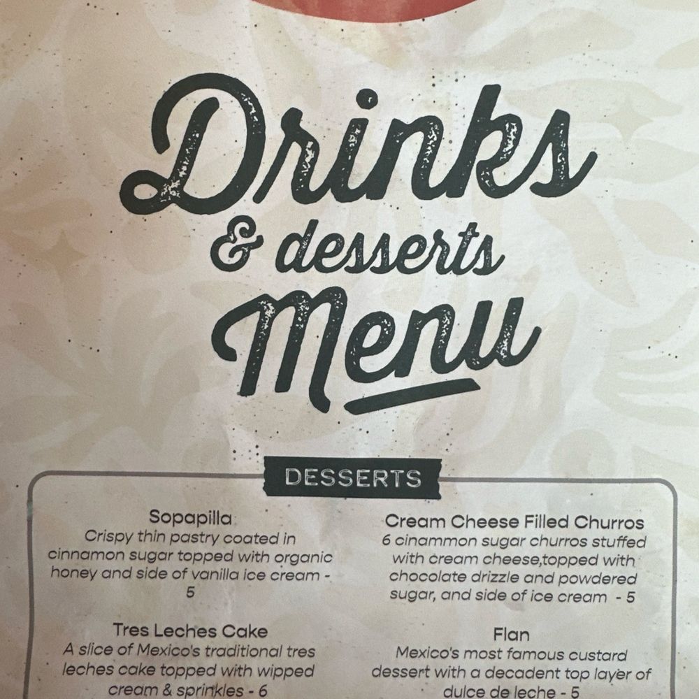 Lobera - Dessert menu - Mexican Near Me - Raleigh, North Carolina Lobera - Dessert menu - Mexican Near Me - Raleigh, North Carolina