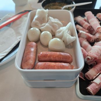 Galaxy Hot Pot And Grill - Sausage, quality eggs and dumplings - Hot Pot Near Me - Des Plaines, Illinois