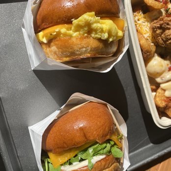 Eggbred - SCRAMBLE ME SOFTLY, THE TRUFFLE CRUNCH BURGER - Breakfast & Brunch Near Me - La Habra, California Eggbred - SCRAMBLE ME SOFTLY, THE TRUFFLE CRUNCH BURGER - Breakfast & Brunch Near Me - La Habra, California