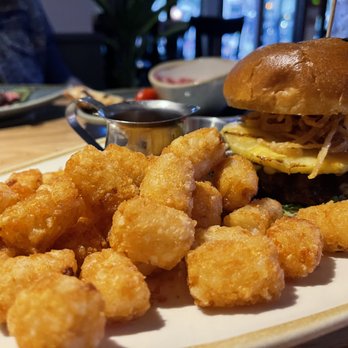 The Post - Burger special with grilled pineapplpe. - Comfort Food Near Me - Los Altos, California The Post - Burger special with grilled pineapplpe. - Comfort Food Near Me - Los Altos, California