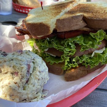 Seasons Cafe - Club + potato salad - Coffee & Tea Near Me - Cannon Beach, Oregon Seasons Cafe - Club + potato salad - Coffee & Tea Near Me - Cannon Beach, Oregon