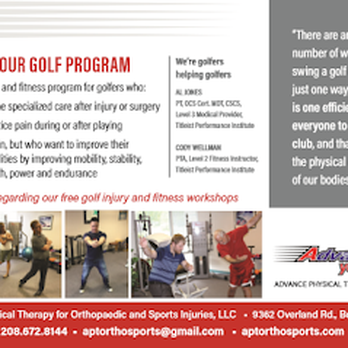 Advance Physical Therapy - Sports Medicine Near Me - Boise, Idaho Advance Physical Therapy - Sports Medicine Near Me - Boise, Idaho