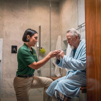 Home Instead - Home Instead Care Giver and their client getting ready for the day - Home Health Care Near Me - Indianapolis, Indiana Home Instead - Home Instead Care Giver and their client getting ready for the day - Home Health Care Near Me - Indianapolis, Indiana