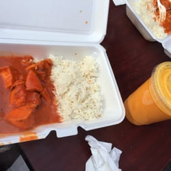 9th Avenue Food Festival - Chicken tikka masala with mango lassi