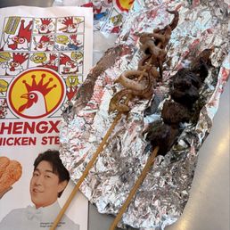 Squid Tentacles on Stick 正新鱿鱼须串