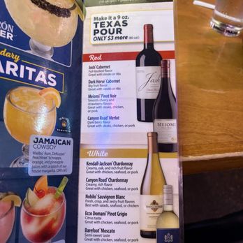 Texas Roadhouse - Menu 1/25 - Steakhouses Near Me - Miramar, Florida