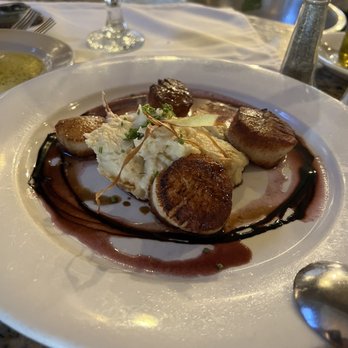 Delfino - Pan seared scallops $16 - Italian Near Me - Roslindale, Massachusetts