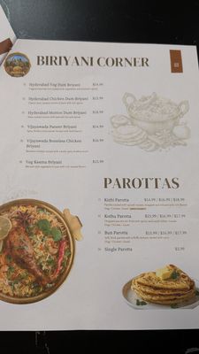 Menu photo 2 Parotta Palace Weldon Spring, MO