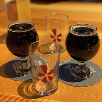 Metier Brewing - three glasses of beer on a table - Beer Bar Near Me - Seattle, Washington Metier Brewing - three glasses of beer on a table - Beer Bar Near Me - Seattle, Washington
