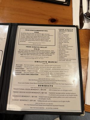 Menu photo 1 From Scratch Restaurant Carmel, CA Menu photo 1 From Scratch Restaurant Carmel, CA