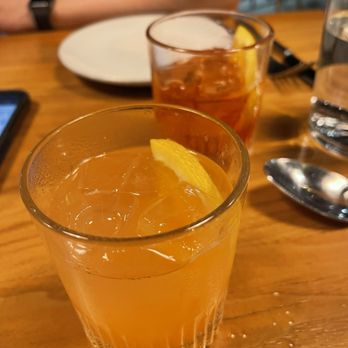 A5 Steakhouse - Old fashioned and a fruity drink (tiny) - Steakhouses Near Me - Denver, Colorado