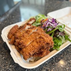 Fresh N More - Great Katsu, weird rice though.