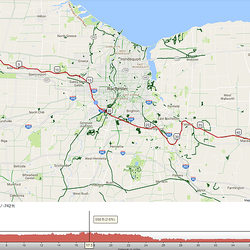 Erie Canal Bike Tours - All our guests are treated to a pocket guide that includes maps, route details, points of interest, and more! Shown: Brockport to Palmyra.